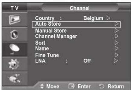 SAMSUNG PS-50Q96HD - Storing Channels Automatically - 2