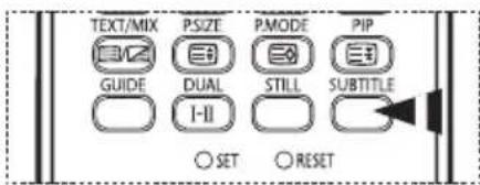 SAMSUNG PS-50Q96HD - Subtitle / Subtitle Mode / Audio Format / Digital Text - 4