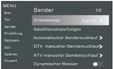 Terris UHD 4982 - SATELLIT WÄHLEN - 1