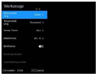 Terris UHD 4982 - SPDIF - DIGITALEN TON EINSTELLEN - 1