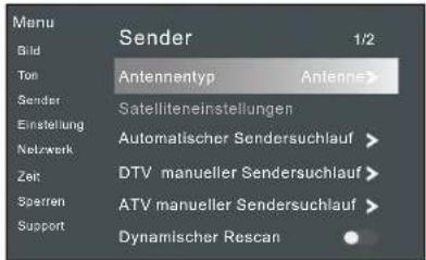 Terris UHD 4982 - AUTOMATISCHER SENDERSUCHLAUF DVB-T2 - 1