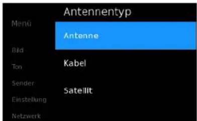 Terris UHD 4982 - ANTENNE WÄHLEN (DVB-T2) - 1