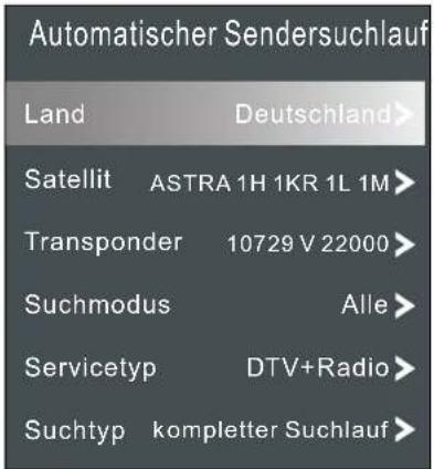 Terris UHD 4982 - AUTOMATISCHER SENDERSUCHLAUF (SATELLIT) - 1