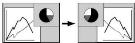 Diagram illustrating the transformation of a mountain range to a circular region, with arrows indicating progression.