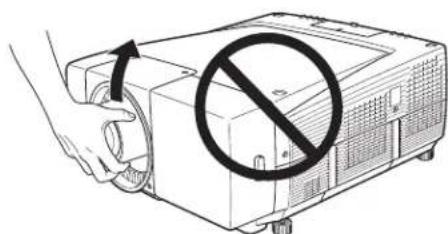 SANYO PLC-EF60 - Caution in Handling the Projector - 2