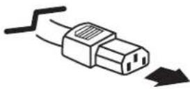 SANYO PLC-EF60 - CAUTION - 2