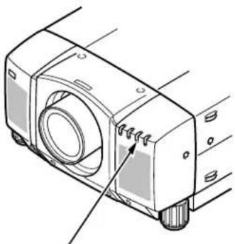 SANYO PLC-EF12B - TEMPERATURE WARNING INDICATOR - 1