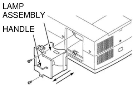 LAMP ASSEMBLY HANDLE