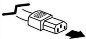 SANYO PLC-EF12B - Projector side AC Outlet side - 1