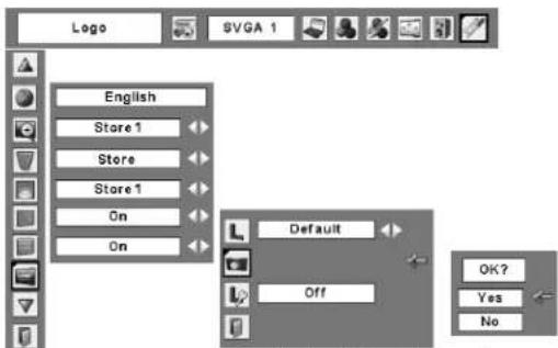 Logo SVGA 1 English Store 1 Store Store 1 On On Default Off OK? Yes No