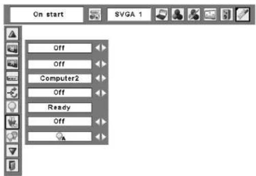 On start SVGA 1 Off Off Computer2 Off Ready Off