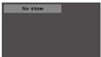 No show