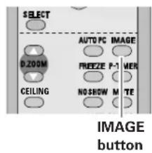 SELECT AUTO PC IMAGE D:200M FREEZE P-1 MEN CEILING NOSHOW M TE IMAGE button