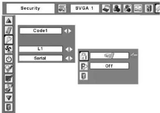 Security Code1 L1 Serial Off