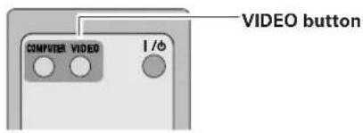COMPUTER VIDEO I /o VIDEO button