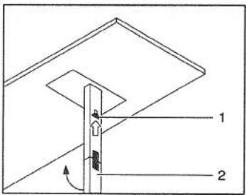 Tabbert Europa MB 675 (1995) - Sitzgruppe mit Einhängetisch - 2