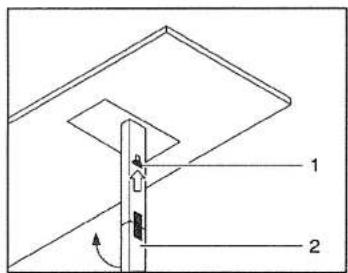 Tabbert Europa MB 675 (1995) - Sitzgruppe mit Einhängetisch - 2