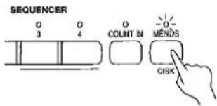 SEQUENCER 3 4 COUNT IN -0- MENDS CISK