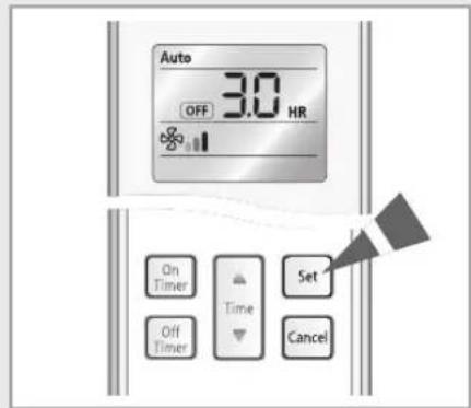 SAMSUNG NS052NHXEA - Setting the Off Timer - 2