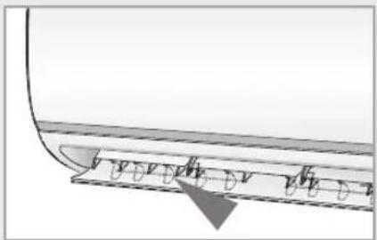 SAMSUNG NS052NHXEA - Adjusting the Airflow Direction Horizontally - 1