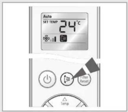 SAMSUNG NS052NHXEA - Adjusting the Airflow Direction Vertically - 1