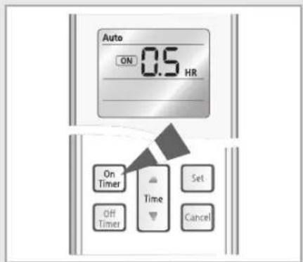 SAMSUNG NS052NHXEA - Setting the On Timer - 1