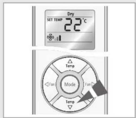 SAMSUNG NS052NHXEA - Selecting Dry Mode - 3