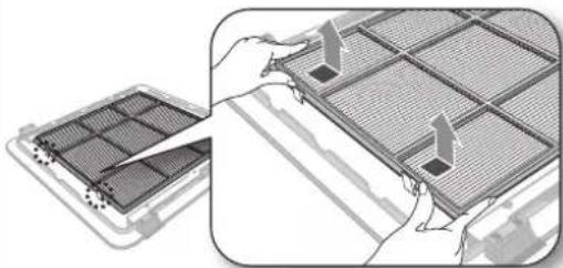 SAMSUNG ND1124HXEA - Detach the front grille. - 3