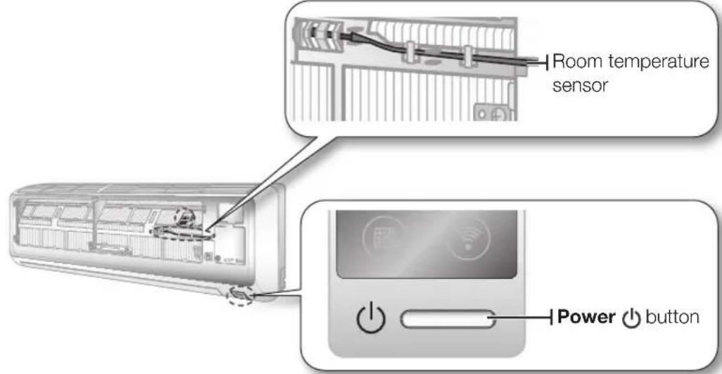 SAMSUNG MH035FAEA - Power button, Room temperature sensor - 1