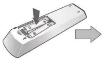 SAMSUNG MH035FAEA - Inserting the batteries - 2