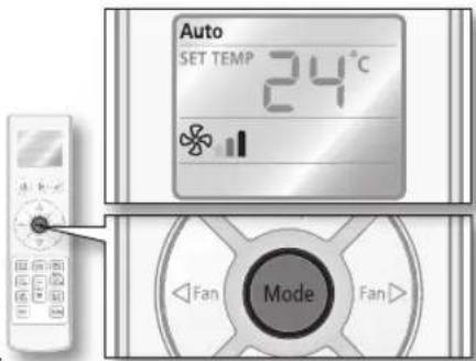 SAMSUNG MH035FAEA - Turning on/off your air conditioner without the remote control. - 1