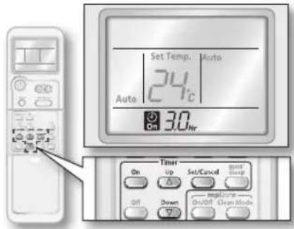 SAMSUNG MH020FVEA - Combining On timer and Off timer - 2