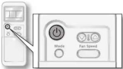 SAMSUNG MH020FVEA - TURNING THE AIR CONDITIONER ON AND OFF - 1