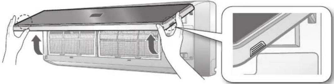 SAMSUNG MH020FVEA - OPENING THE FRONT PANEL - 1