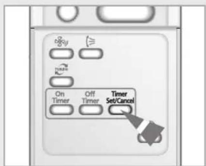 SAMSUNG AVXWPH036EA - To Cancel the Off Timer - 1