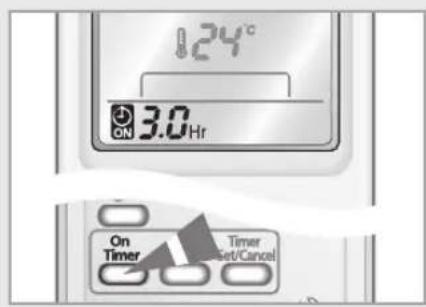 SAMSUNG AVXWPH036EA - Setting the On Timer - 1