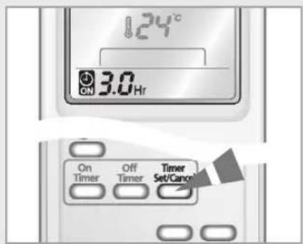SAMSUNG AVXWPH036EA - Setting the Off Timer - 2