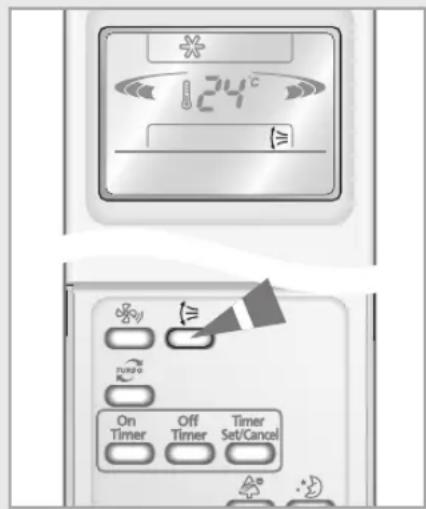 SAMSUNG AVXWPH036EA - Adjusting the Air Flow Direction Vertically - 1
