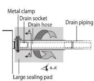 SAMSUNG ND0564HXEA - Drain pipe and Drain Hose Installation - 1