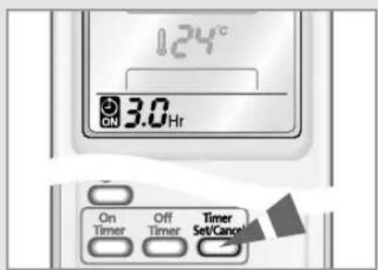 SAMSUNG MH052FXEA2A - Setting the On Timer - 2