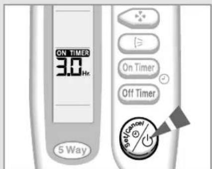 SAMSUNG MH19VA2 - Setting the On Timer - 2