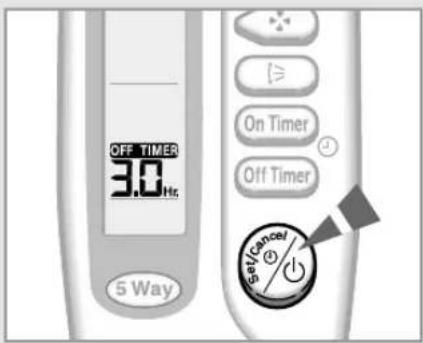 SAMSUNG MH19VA2 - To Cancel the Off Timer - 2