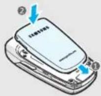SAMSUNG SGH-Z500V - Install and charge the phone - 3