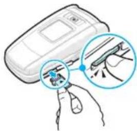 SAMSUNG SGH-Z500V - Remove the memory card - 1