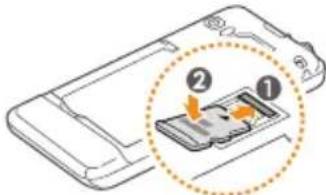 SAMSUNG Wave GT-S7230 - Insert a memory card (optional) - 3