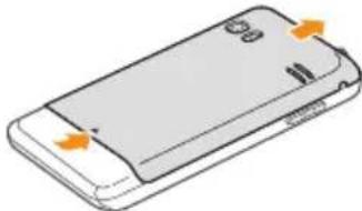 SAMSUNG Wave GT-S7230 - Install the SIM or USIM card and battery - 1