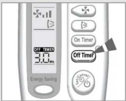 SAMSUNG SC18AS0 - To Cancel the Off Timer - 1