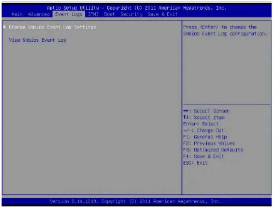 Supermicro X9DRT-HIBFF - 4-4 Event Logs - 1