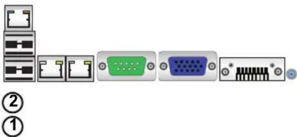 Supermicro X9DRT-HIBFF - Universal Serial Bus (USB) - 2
