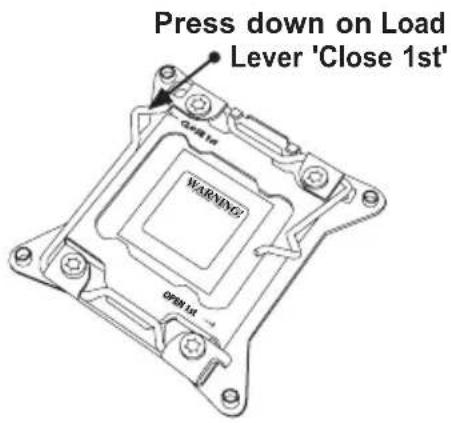 Supermicro X9DRT-HIBFF - Installing the LGA2011 Processor - 3
